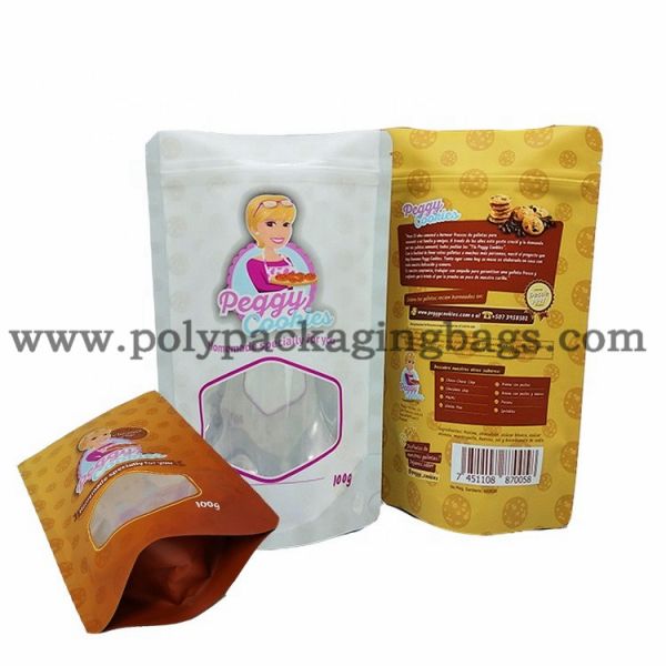 Cookies Packaging Stand Up Aluminum Foil Mylar Ziplock Bags