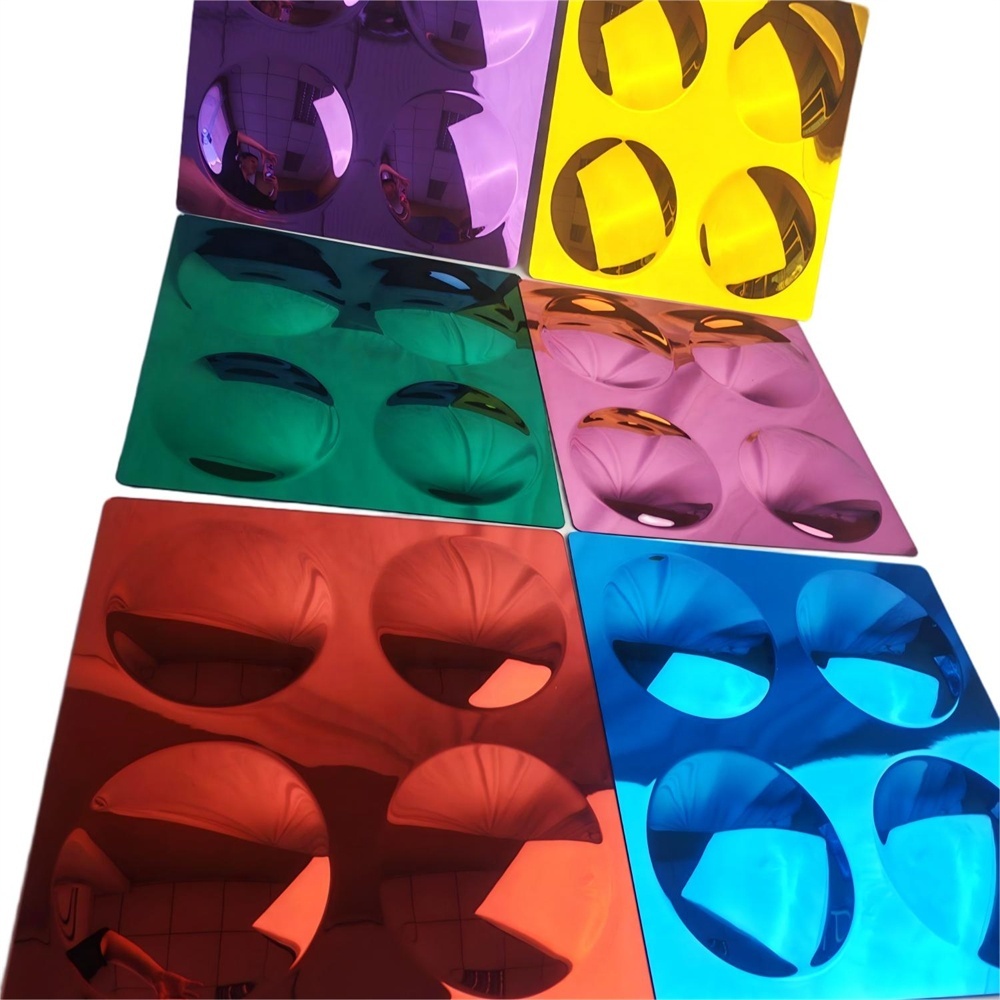 Customize Acrylic Convex Mirror 33 * 33cm Convex Bubble Mirror For Classroom Kids