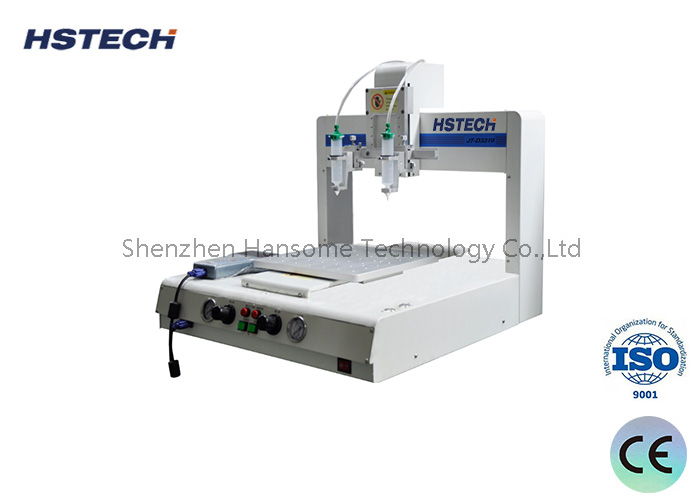 High Precision 4 Axis Glue Dispensing Machine with Teach Pendant Programming and 300mm/s Max Speed