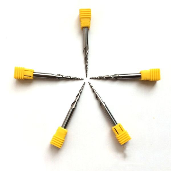 4mm 30 Degree Tapered Ball End Mill Tungsten Carbide For Aluminum