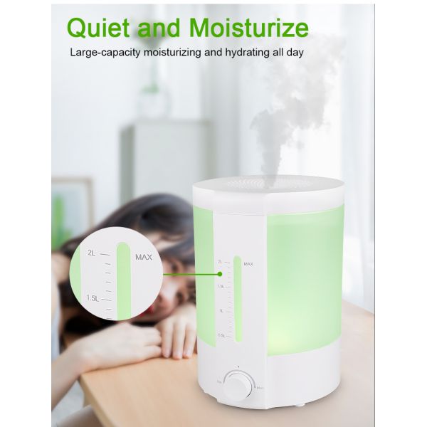 Польза домочадца увлажнителя большой емкости BCSI 1.7MHZ 2L ультразвуковая