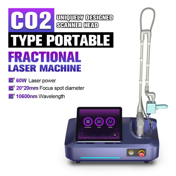 Machine laser à 60W avec tube RF de 10600nm et 7 bras articulés