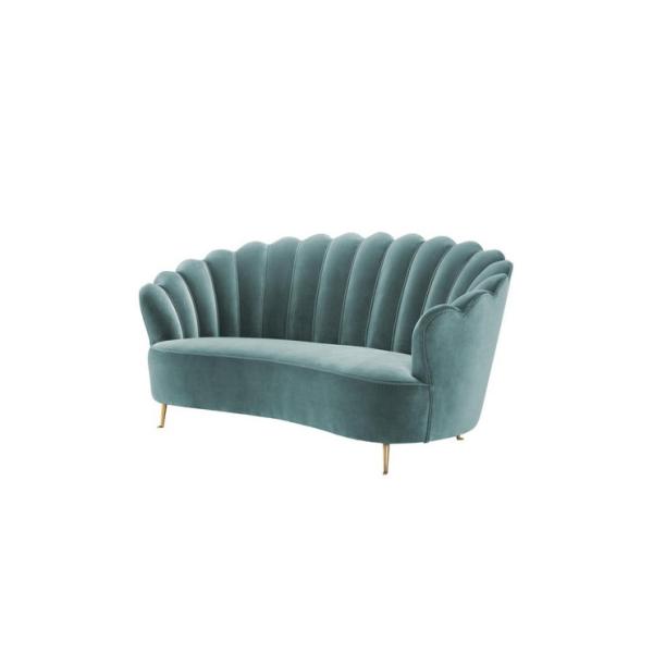French classic lounge velvet fabric stainless steel leg luxury design for wedding event home furniture