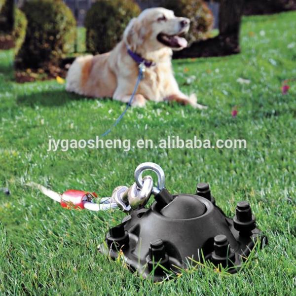 Heavy Duty 100FT Dog Trolley System with Large Dog Capacity and Customizable Length in Multiple Colors