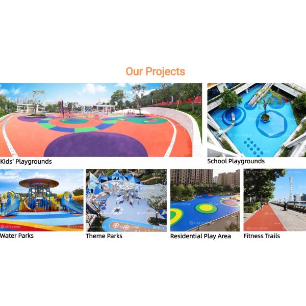 Safe and UV-Resistant Blend EPDM Rubber Granules for Playground Track Installation
