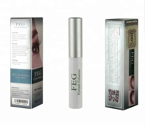 Private Label FEG Eyelash Enhancer Growth Serum 3ml 100% Herbal Ingredient