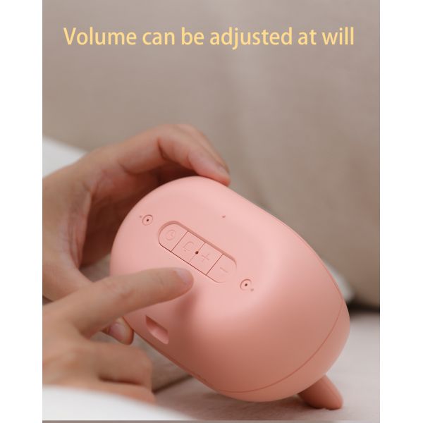 Rabbit Modern Design Dual Function Analog-Digital Alarm Clock with Cute Backlight Smart Quartz Wake-up Light for Kids