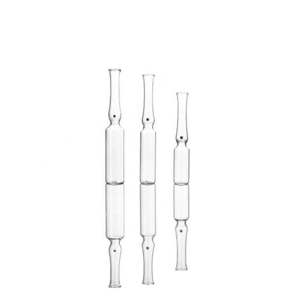 1ml Borosilicate Glass Ampoule Medicine Cosmetics Ampoule For Injection