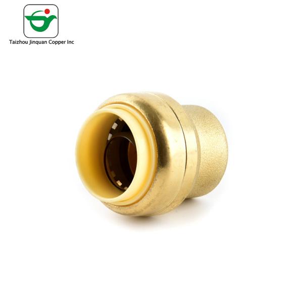 1/2 3/4 1 Forged Brass Plugs Fittings Push Fit Fitting