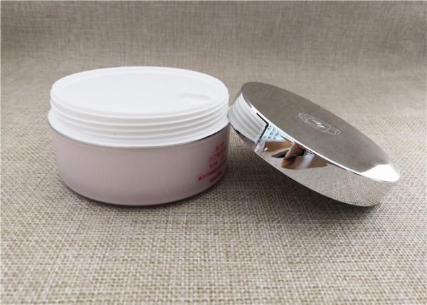 Large Volume As / PP Plastic Cosmetic Jars Basic Round Shape 98 * 53 . 5MM