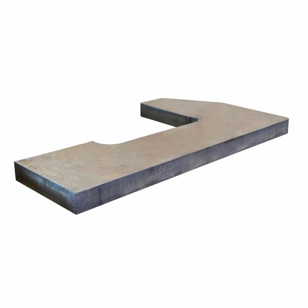 Carbon Steel Plate Customized Flame Cutting Mechanical Equipment Parts For Steel