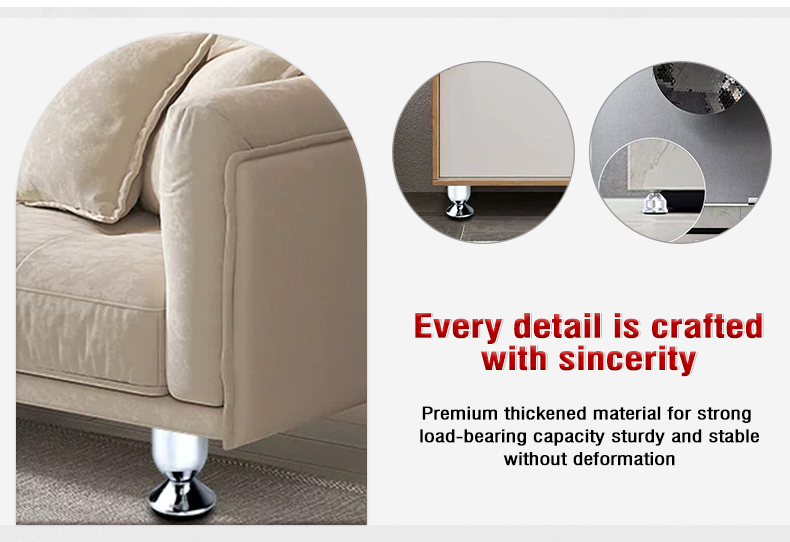 Thickened Metal Furniture Foot Pads Anti-slip & Wear-resistant Cup-shaped Sofa Legs Bed & Cabinet Support Feet