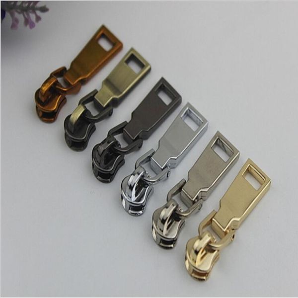 2018 DIY new style custom design zinc alloy 6 color personalized zipper puller with slider 5#