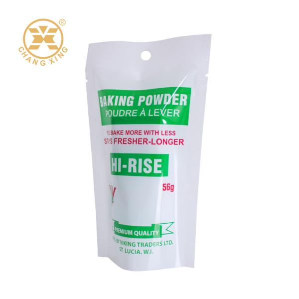Custom Printing Baking Powder Dried Food Packaging Bag Moisture Proof Plastic Stand Up Pouch