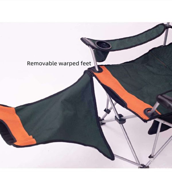Adjustable Reclining Outdoor Folding Chair Outdoor Fishing Gear Portable With Armrests