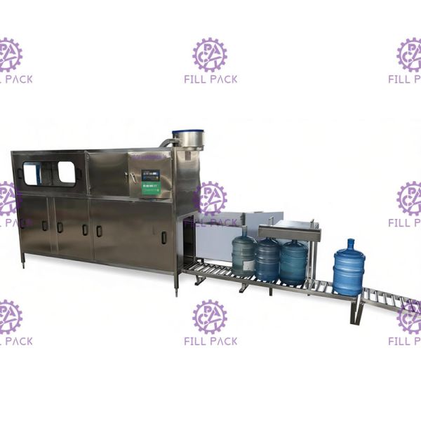 20 Litre Single Row 120 BPH Gallon Filling Line