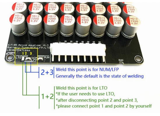 Li-ион Lipo LTO Lifepo доски батареи балансера выравнивателя конденсатора BMS 1A 5A активный