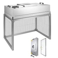 Classe 100 de filtro de ar HEPA H14 Banco de limpeza laminar vertical/horizontal com sopro automático