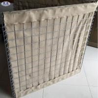 Barrières remplies de sable soudées de grillage/mur militaire de boîte de Gabion de sable