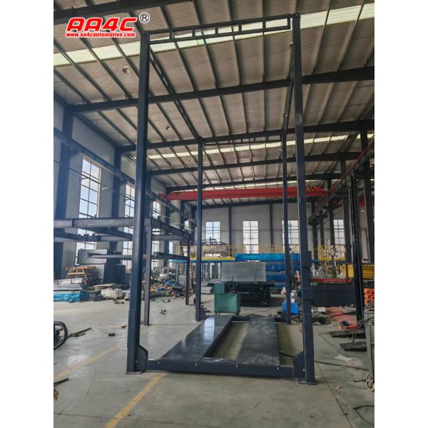 AA4C 4 post high rise parking lift to Switzerland 5.5m 3.0T Auto Elevator Cross Floor Lift Car Parking Lift