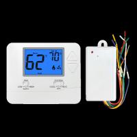 Riseem ABS à l'épreuve du feu numérique sans fil de salle non programmable PTAC Thermostat pour système de climatisation