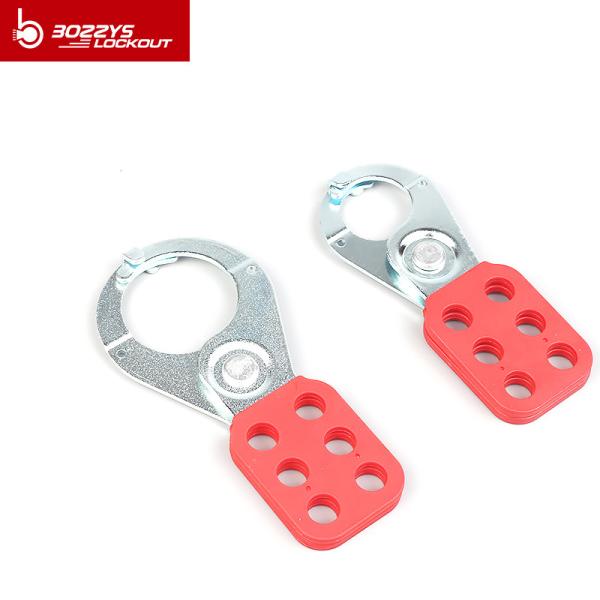 6 Hooks Steel Lockout Hasp Anti Rust Vinyl Resin Insulating