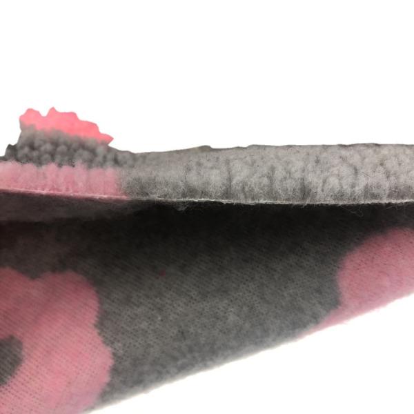 Tecido de Jacquard Sherpa de tricô personalizado para os requisitos do cliente