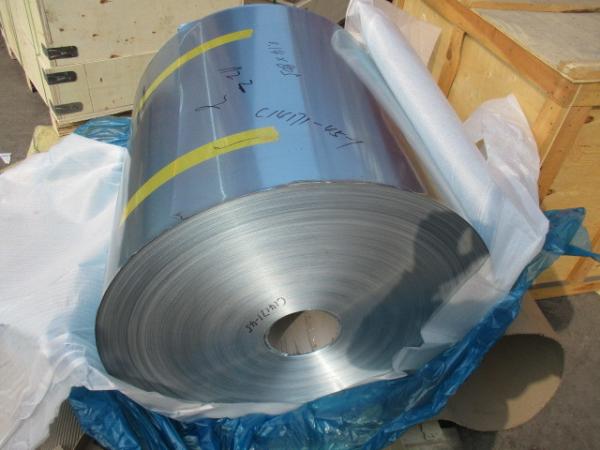Tira de alumínio revestida da aleta da cola Epoxy azul, dourada para a espessura do condicionador de ar 0.15mm