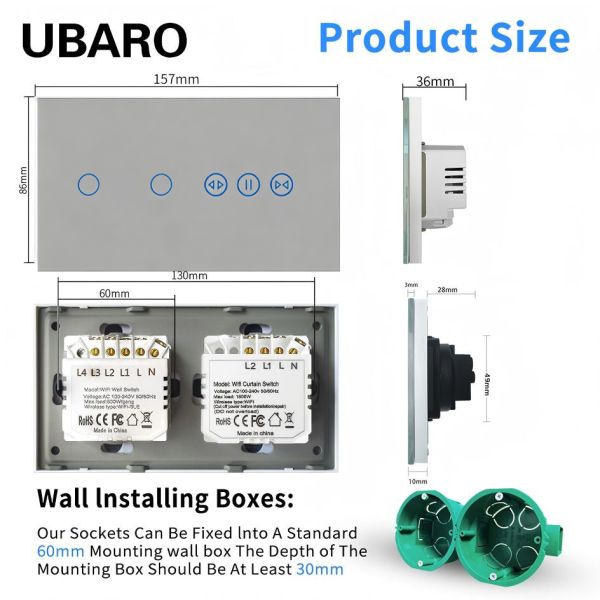 Smart Home Products with Timer Function and 2.4GHz Wi-Fi Adhering to EU Standard for Seamless Automation