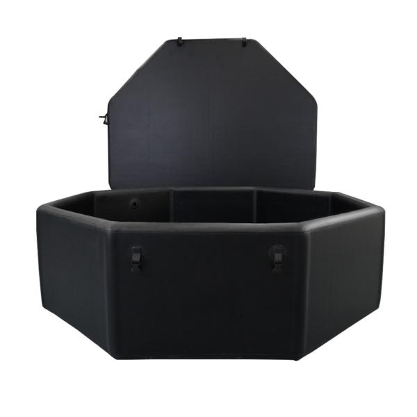 Polygon Foldable Ice Bath Tub 3m Big Inflatable Pool For 2HP Chiller Capacity