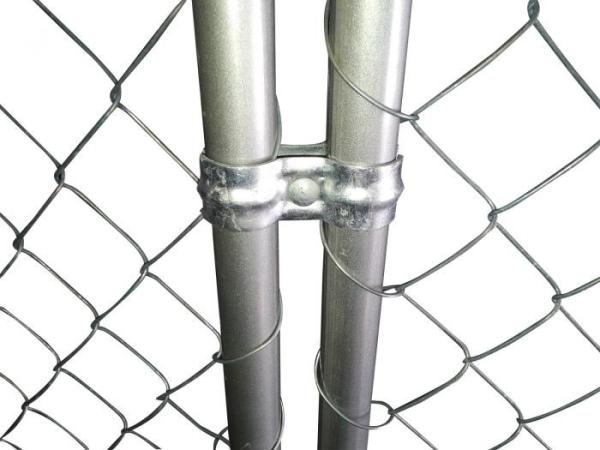 8'x12' temporary chain link fence panels diameter wire 11.5ga chain link mesh 2 x 2 tube 35mm wall thick 1.60mm