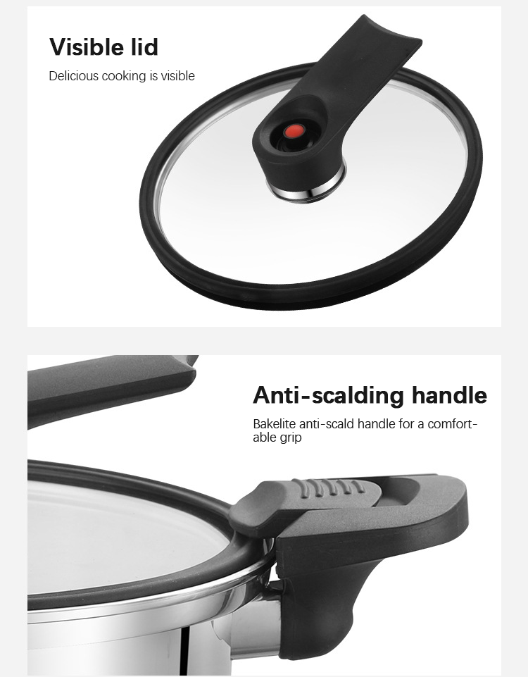 Изготовленная на заказ герметическая электрическая кастрюля нержавеющей стали 304 герметической электрической кастрюли 24cm кухни