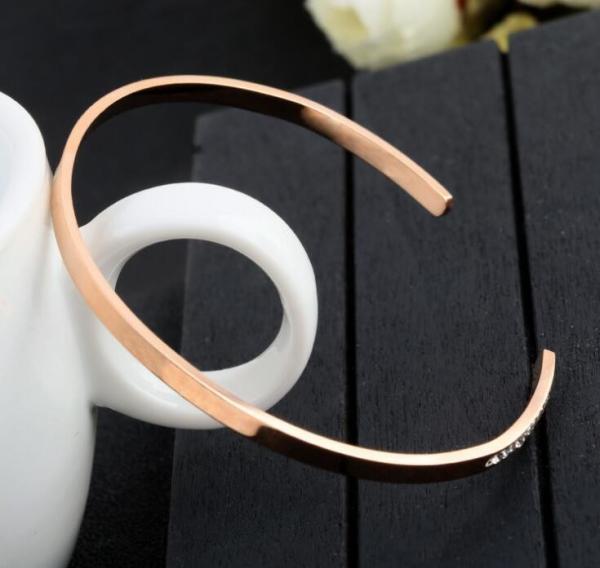 Beautifully Simple, Meaningful Initial Bar Bracelet Personalized with Custom Stamped Letters Stainless Steel Bracelet
