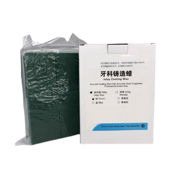 Dental Inlay Casting Wax Block 500g / Bag Dental Wax Block Green Color