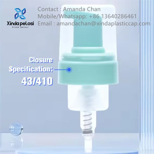 Пластмассовые мыльные насосы для косметических прозрачных бутылок для мытья рук