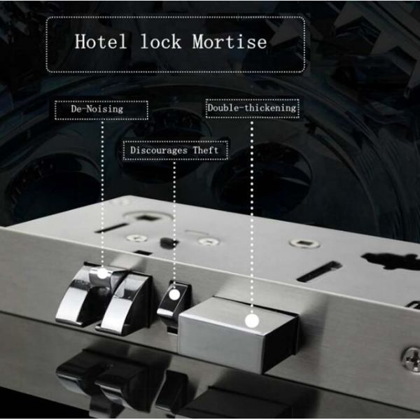 High Security Hotel RFID Card Electronic Door Lock With Hotel Management System