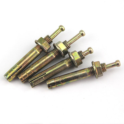 Yellow Zinc Heavy Duty Expansion Hit Anchor Bolt for 12mm Diameter and DIN Standard