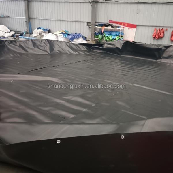 Black HDPE Geomembrane Liner for RPE Pond Liner Thickness 0.1mm-2.5mm in Custom Sizes