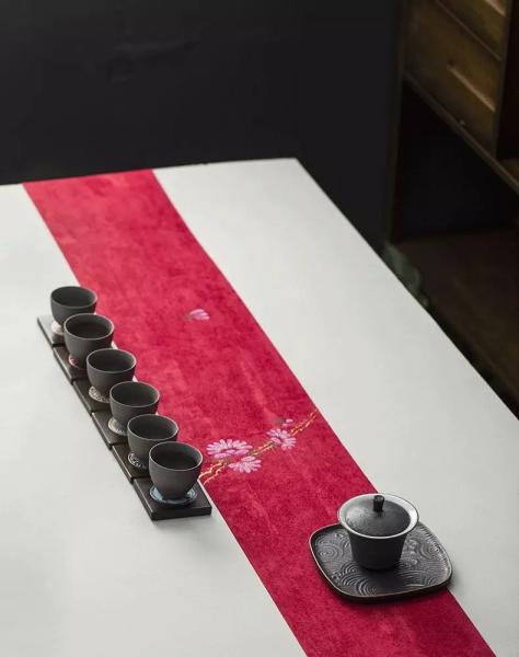 Colorful Printed Kitchen Placemat, Dining Table Mat, Suede Placemat, Anti-skidding wahsable mat,Tableware