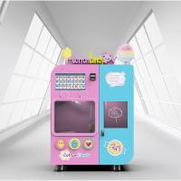 Máquina de venda automática feericamente automática vertical do algodão doce da máquina de venda automática 220V 240V de Floss