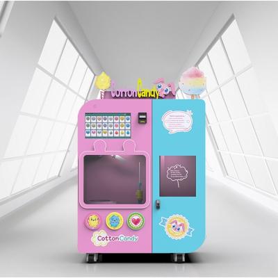 Máquina de venda automática feericamente automática vertical do algodão doce da máquina de venda automática 220V 240V de Floss