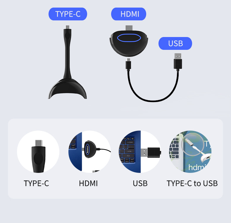 Тип представление 4K c BYOD беспроводное, донгл Hdmi трансляции для Huawei