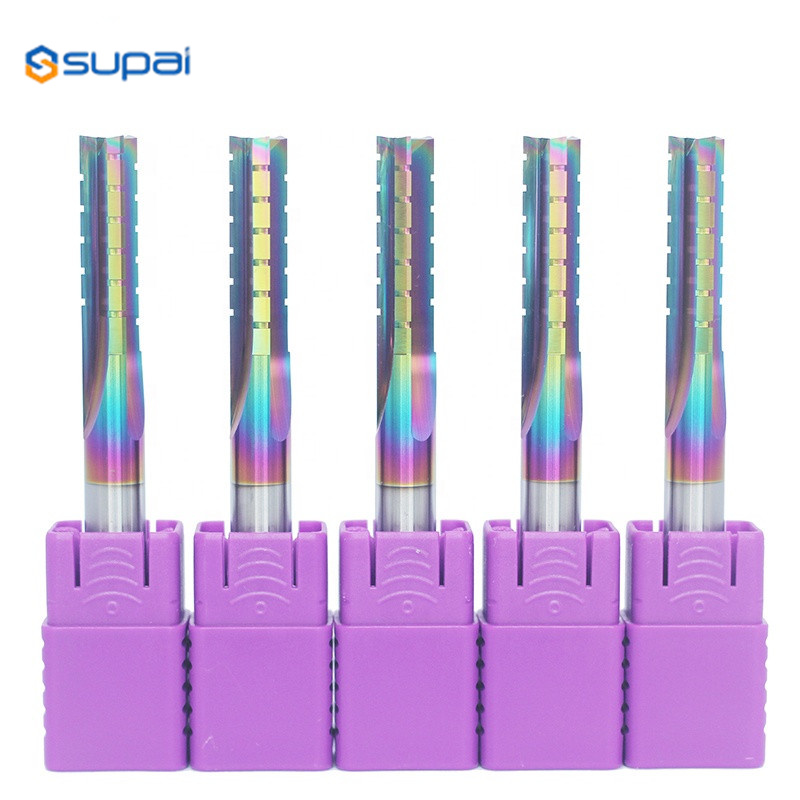 TCT Tungsten Carbide CNC Milling Cutters ТКТ карбид 3 флейты Заказные конечные мельницы CNC фрезерные резаки Деревянные маршрутизаторы