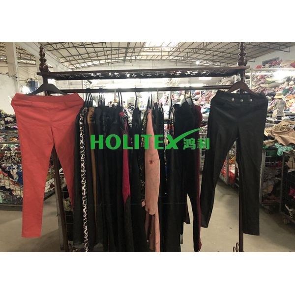 Comfortable Second Hand Womens Clothing South Korean Style Used Ladies Winter Stretch Pants