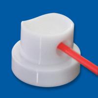 Tampa de plástico aerossol de resistência química com tubo de extensão de 120 mm