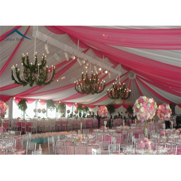 European Style Wedding Reception Tent Waterproof Canopy Tent PVC Fabric