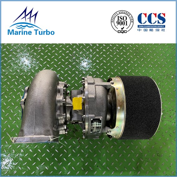 Turbocompresseur marin de moteur diesel d' AT14 avec le filtre noir