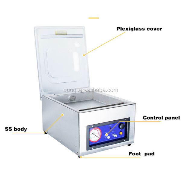 Электрическая вакуумная упаковочная машина для бытовой и коммерческой упаковки