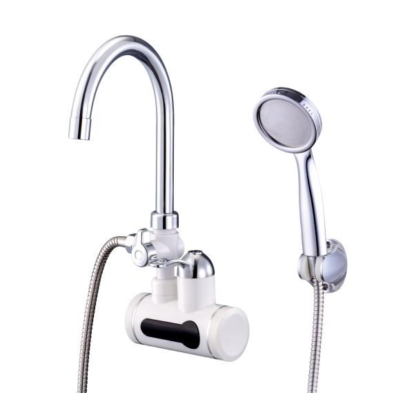 220V Instant Electric Heater Tap , IPX4 Electric Hot Water Tap Bathroom