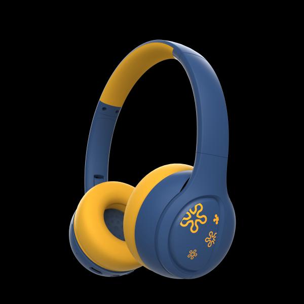 Kids Foldable Bluetooth 5.4 Headphones, Cute Floral Pattern Over Ear Headset, 25H Playtime with 3.5mm AUX Wired Dual Mode, Type-C